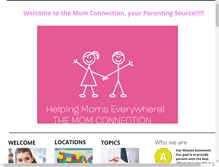 Tablet Screenshot of mymomconnection.com